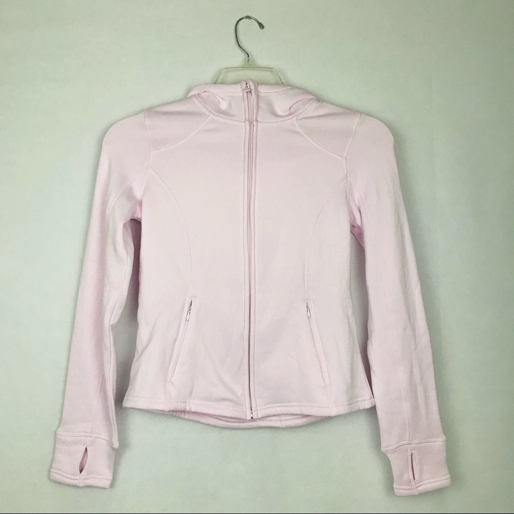 Girl’s 90 Degree Reflex Pink Pullover Yoga Hoodie L 12
